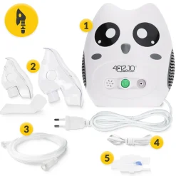 4FIZJO Inhalator nebulizator dla dzieci KID SOWA Hot