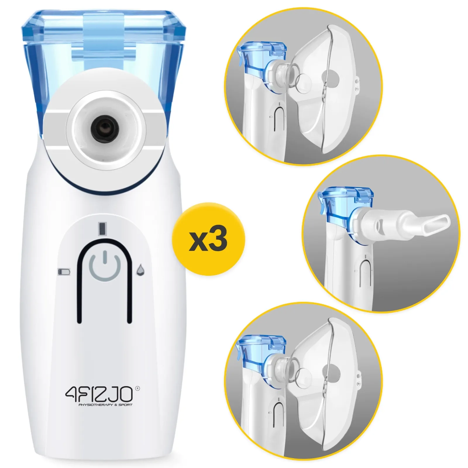 4FIZJO Inhalator nebulizator siateczkowy LITE Discount