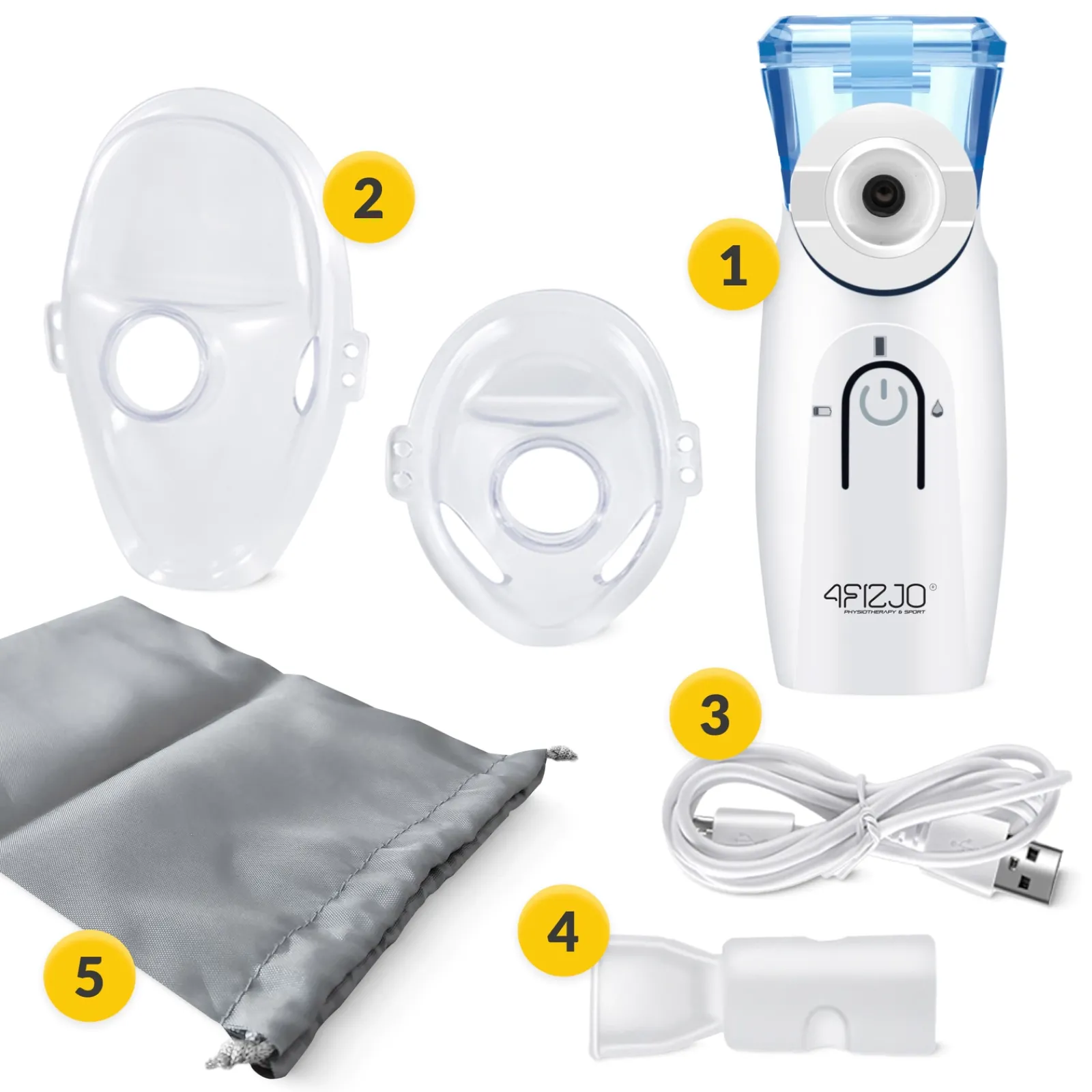 4FIZJO Inhalator nebulizator siateczkowy LITE Discount