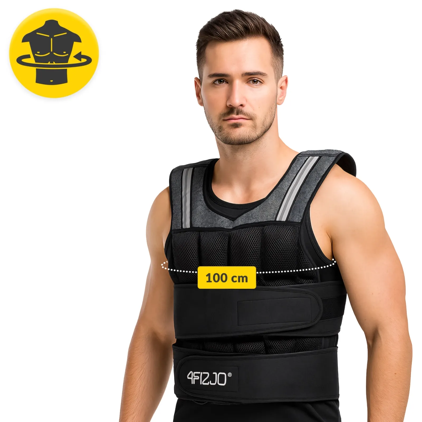 4FIZJO Kamizelka obciążeniowa do ćwiczeń 20 kg New