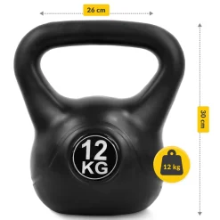 4FIZJO Kettlebell odważnik do ćwiczeń 12 kg Online