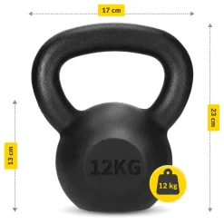 4FIZJO Kettlebell odważnik żeliwny 12 kg Discount