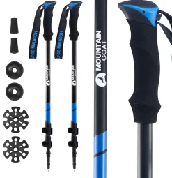 4FIZJO Kije trekkingowe do nordic walking PEAK+ niebieskie Outlet