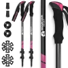 4FIZJO Kije trekkingowe do nordic walking PEAK+ różowe Discount