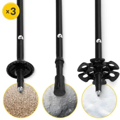 4FIZJO Kije trekkingowe do nordic walking PRO+ różowe Discount