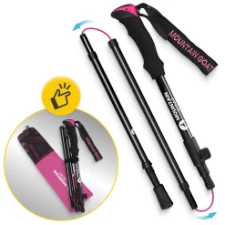 4FIZJO Kije trekkingowe do nordic walking PRO+ różowe Discount
