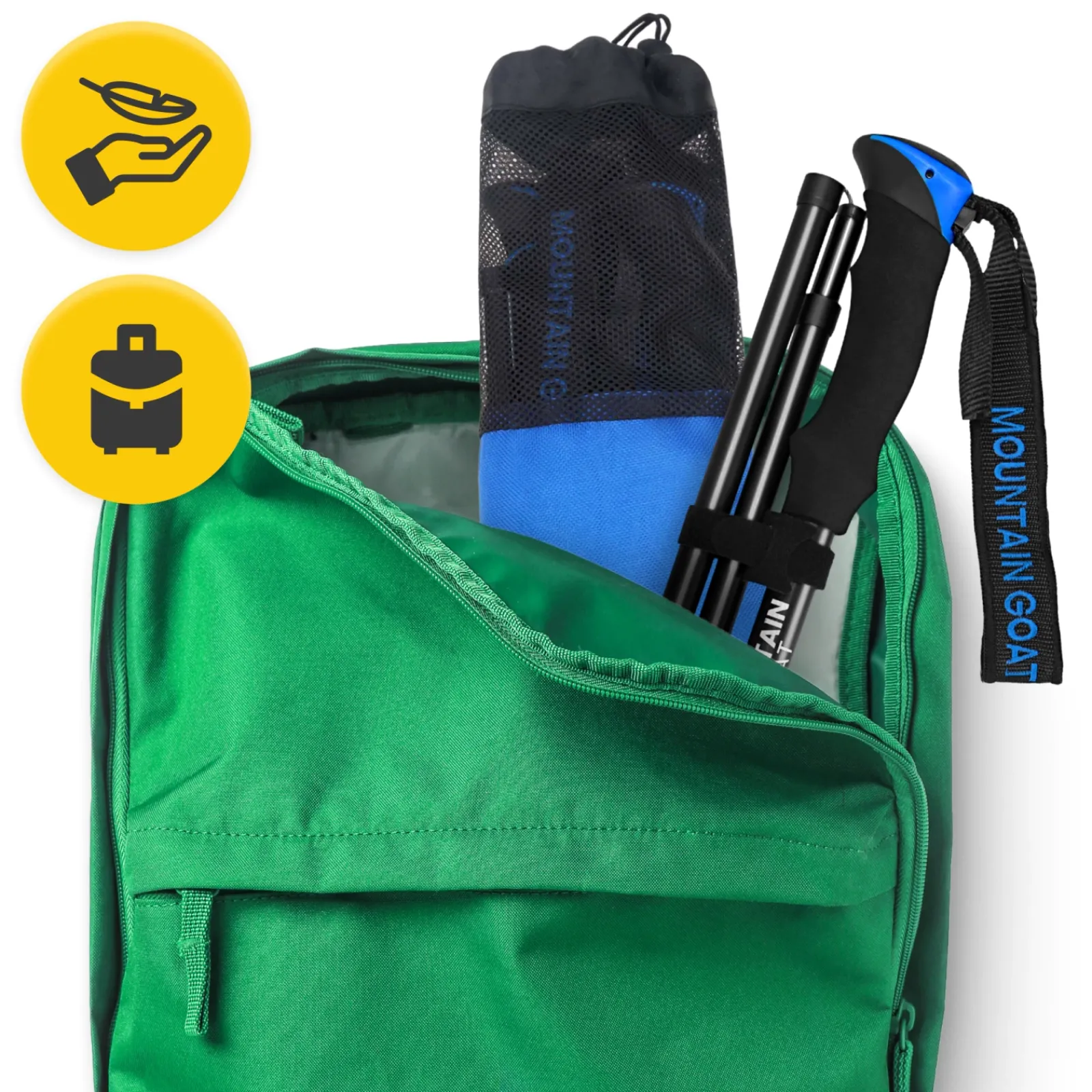 4FIZJO Kije trekkingowe do nordic walking PRO+ niebieskie Best