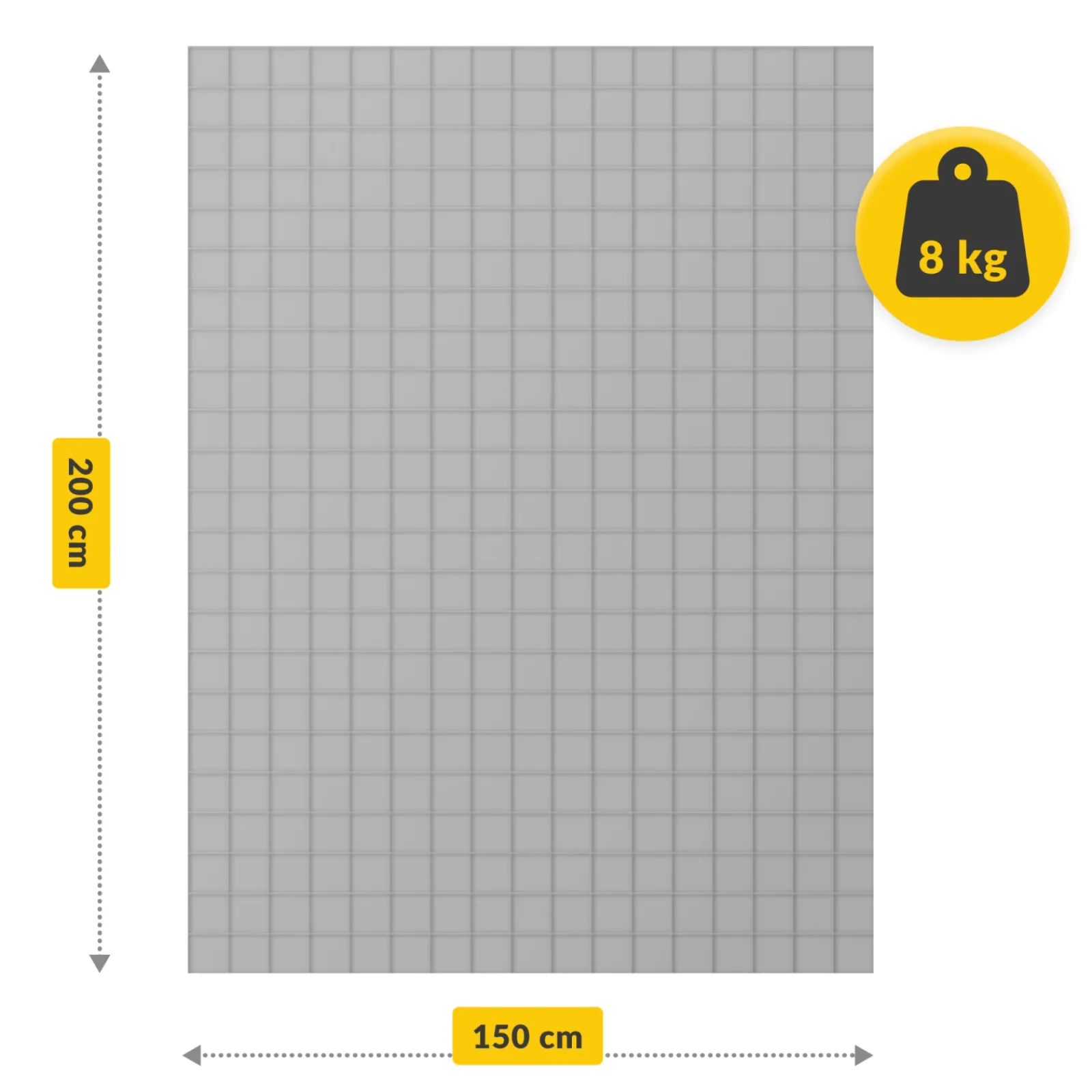 4FIZJO Kołdra obciążeniowa sensoryczna 8 kg Best