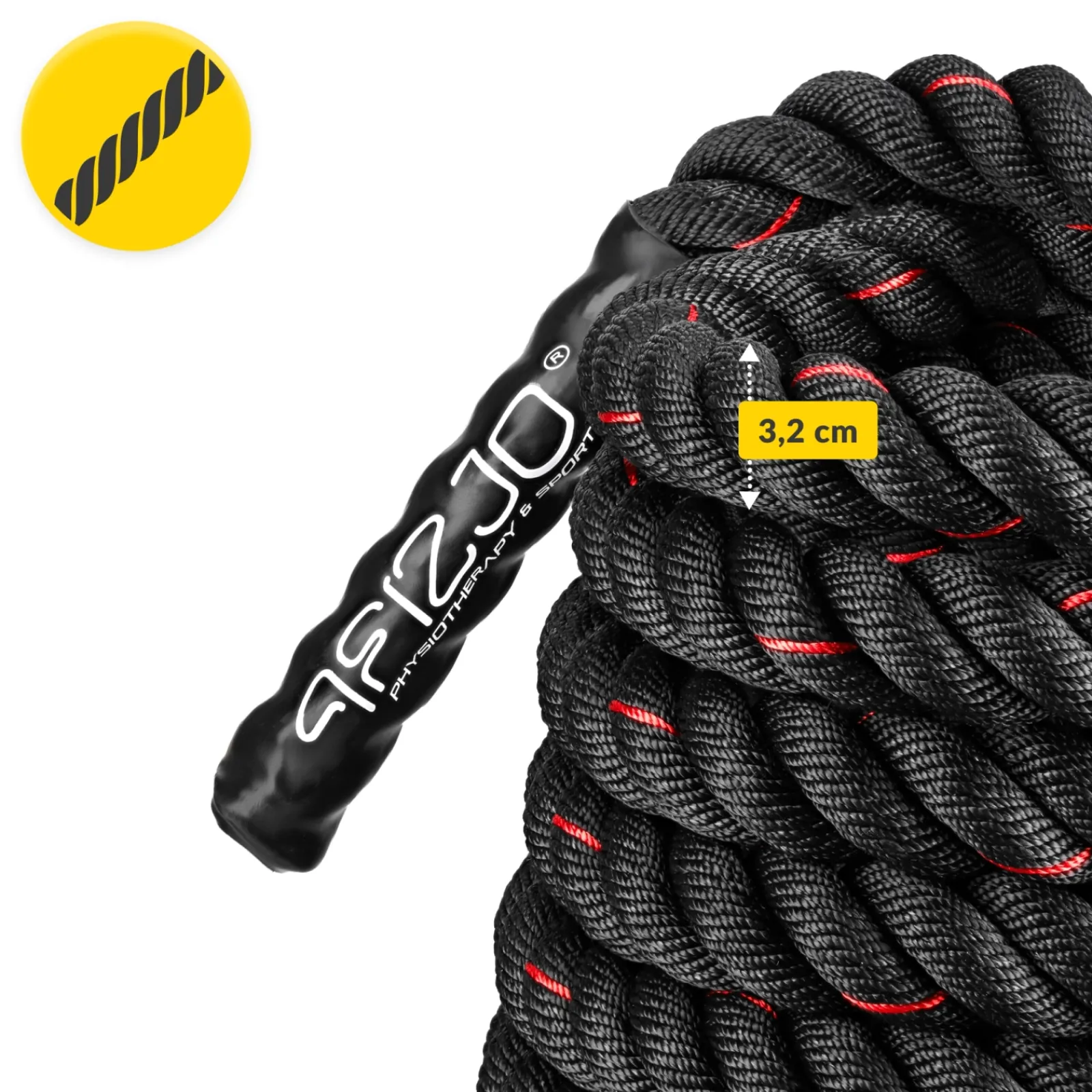 4FIZJO Lina treningowa Power Rope 12 m Hot