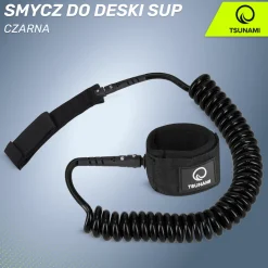 4FIZJO Linka bezpieczeństwa do deski SUP TSUNAMI czarna Outlet