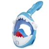 4FIZJO Maska do nurkowania dla dzieci TSUNAMI SHARK niebieska Best