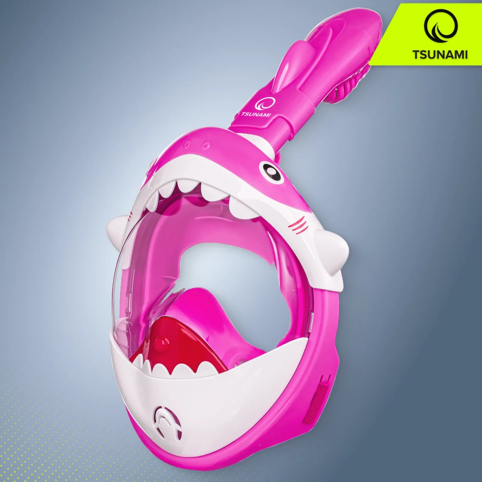 4FIZJO Maska do nurkowania dla dzieci TSUNAMI SHARK różowa Discount