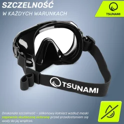 4FIZJO Maska do nurkowania i snorkelingu TSUNAMI Sale
