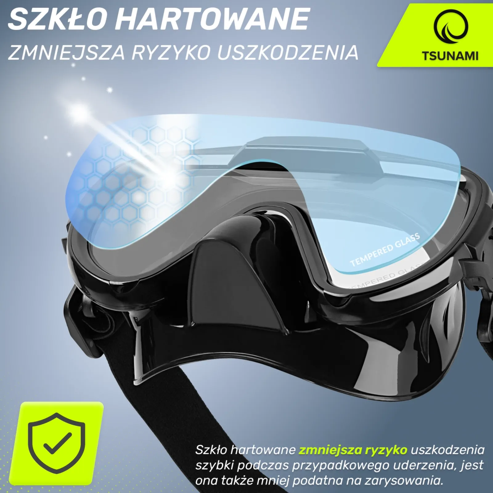 4FIZJO Maska do nurkowania i snorkelingu TSUNAMI Sale