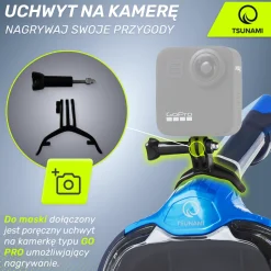 4FIZJO Maska do nurkowania pełnotwarzowa TSUNAMI PRO S/M Outlet