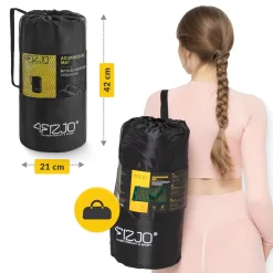 4FIZJO Mata do akupresury z poduszką klasyczna ciemnozielona Discount
