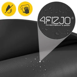 4FIZJO Mata do ćwiczeń fitness i jogi NBR 180 × 60 × 1 cm czarna Czarny Clearance