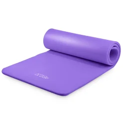 4FIZJO Mata do ćwiczeń fitness i jogi NBR 180 × 60 × 1 cm fioletowa Fioletowy Outlet