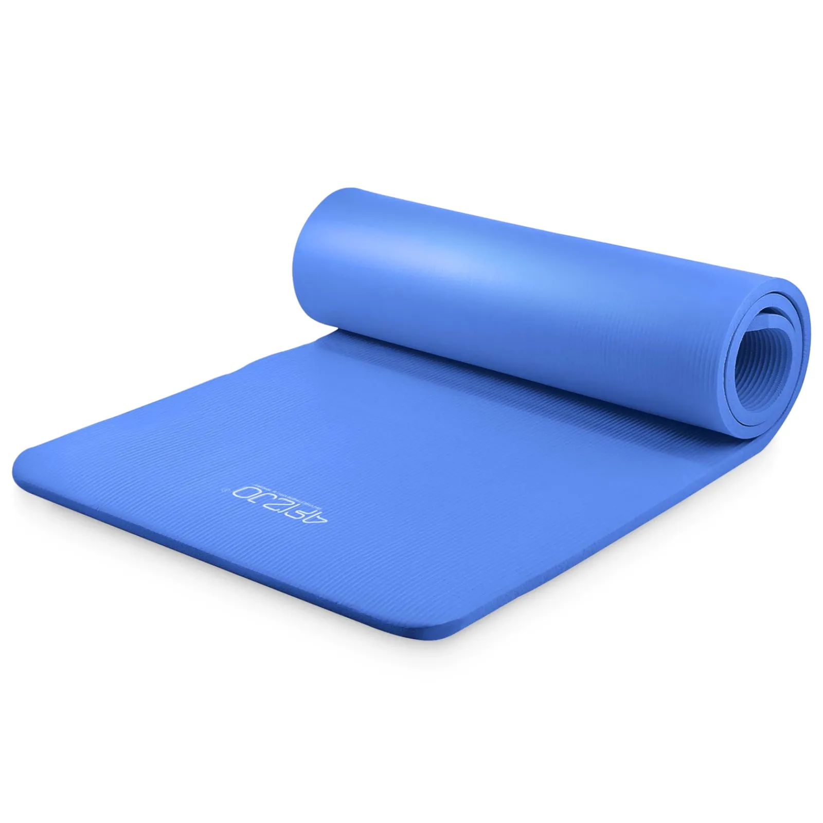 4FIZJO Mata do ćwiczeń fitness i jogi NBR 180 × 60 × 1 cm granatowa Granatowy Clearance