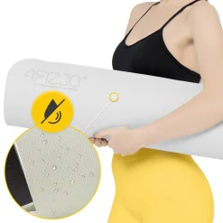 4FIZJO Mata do ćwiczeń i jogi antypoślizgowa TPE 0,6 cm szara Outlet