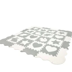 4FIZJO Mata edukacyjna dla dzieci puzzle 150 x 150 cm biała