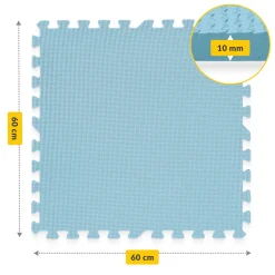 4FIZJO Mata edukacyjna dla dzieci puzzle 180 x 180 cm błękitna Online
