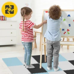 4FIZJO Mata edukacyjna dla dzieci puzzle 180 x 180 cm błękitna Online