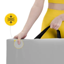 4FIZJO Materac gimnastyczny do ćwiczeń składany szary Discount