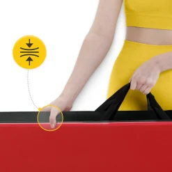4FIZJO Materac gimnastyczny składany XL wielokolorowy