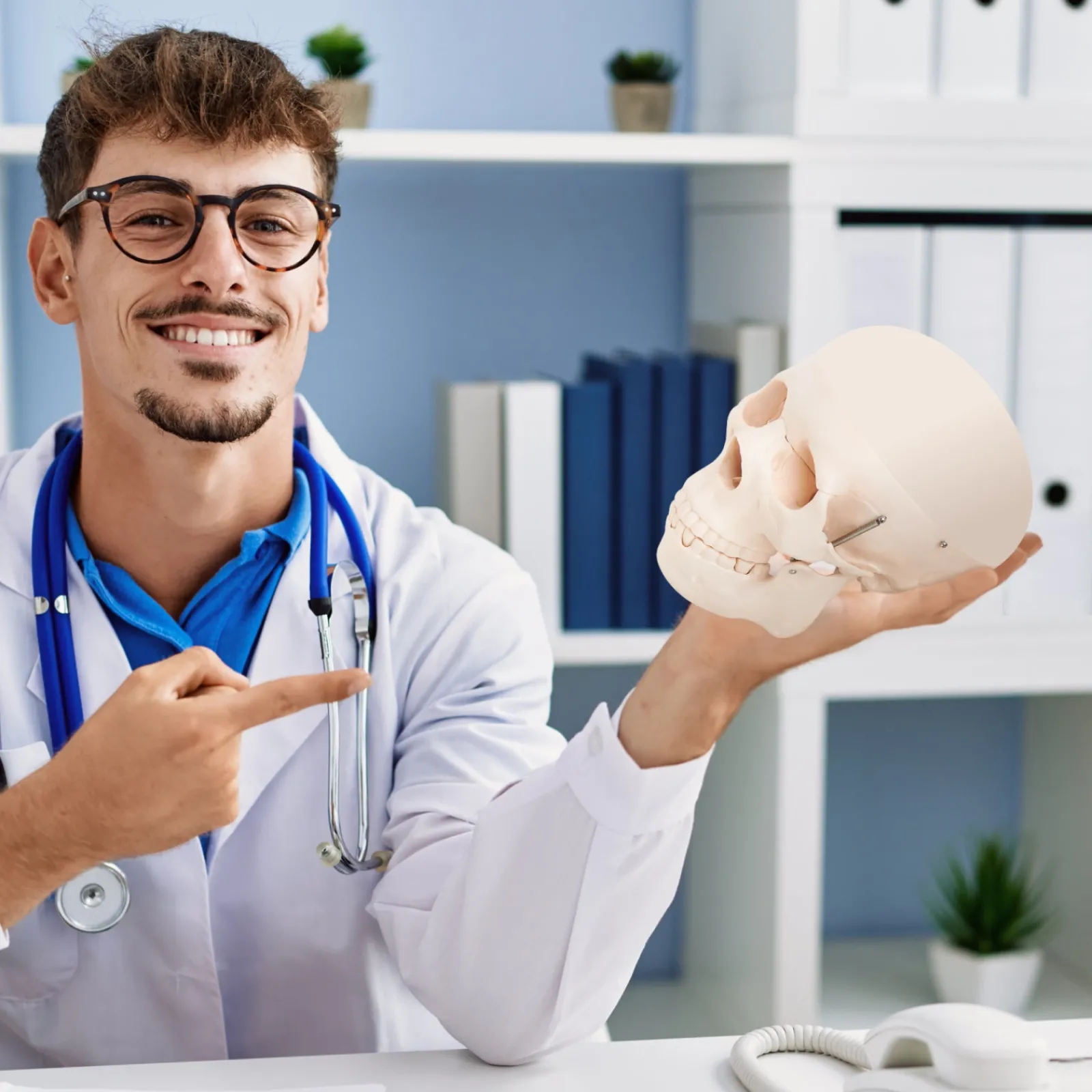 4FIZJO Model anatomiczny czaszka człowieka Discount