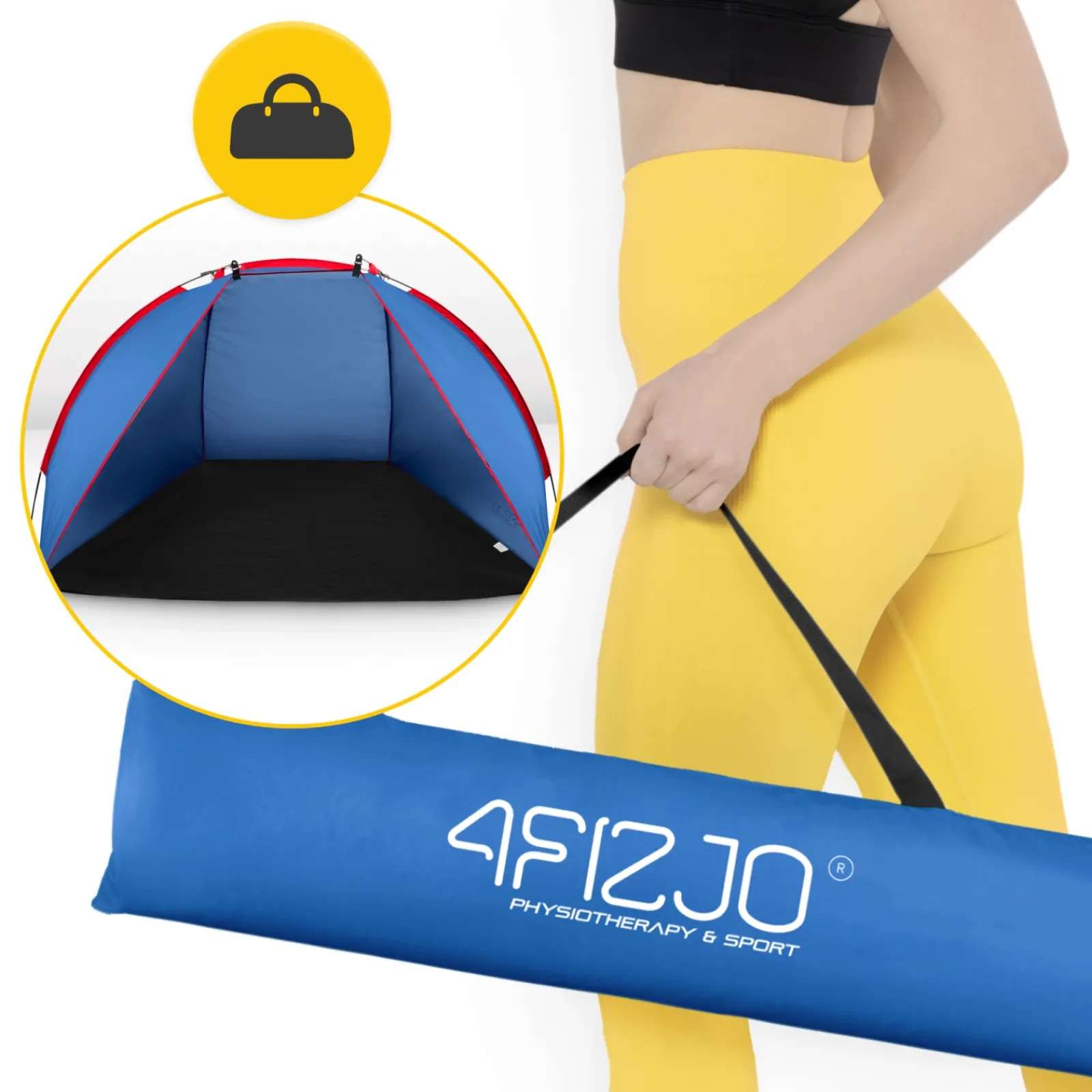 4FIZJO Namiot plażowy PRO niebieski Discount
