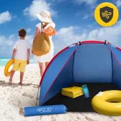 4FIZJO Namiot plażowy PRO niebieski Discount