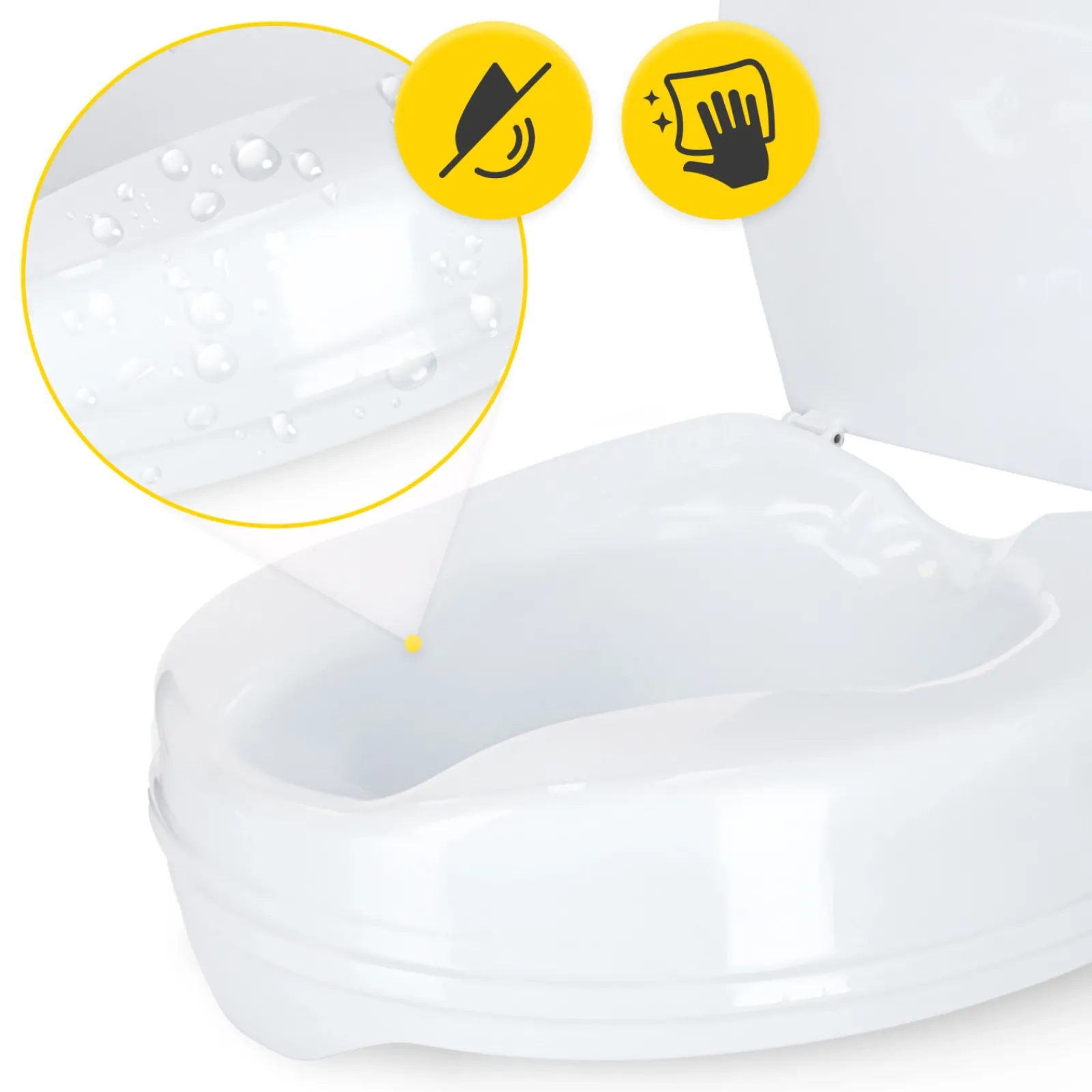 4FIZJO Nasadka toaletowa podwyższająca 10 cm Outlet