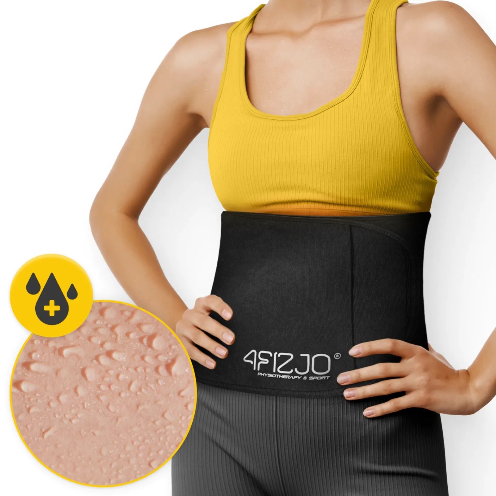 4FIZJO Neoprenowy pas wyszczuplający na brzuch L/XL Sale