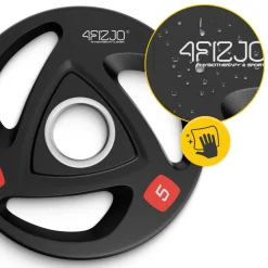 4FIZJO Obciążenie olimpijskie 2 x 5 kg Discount