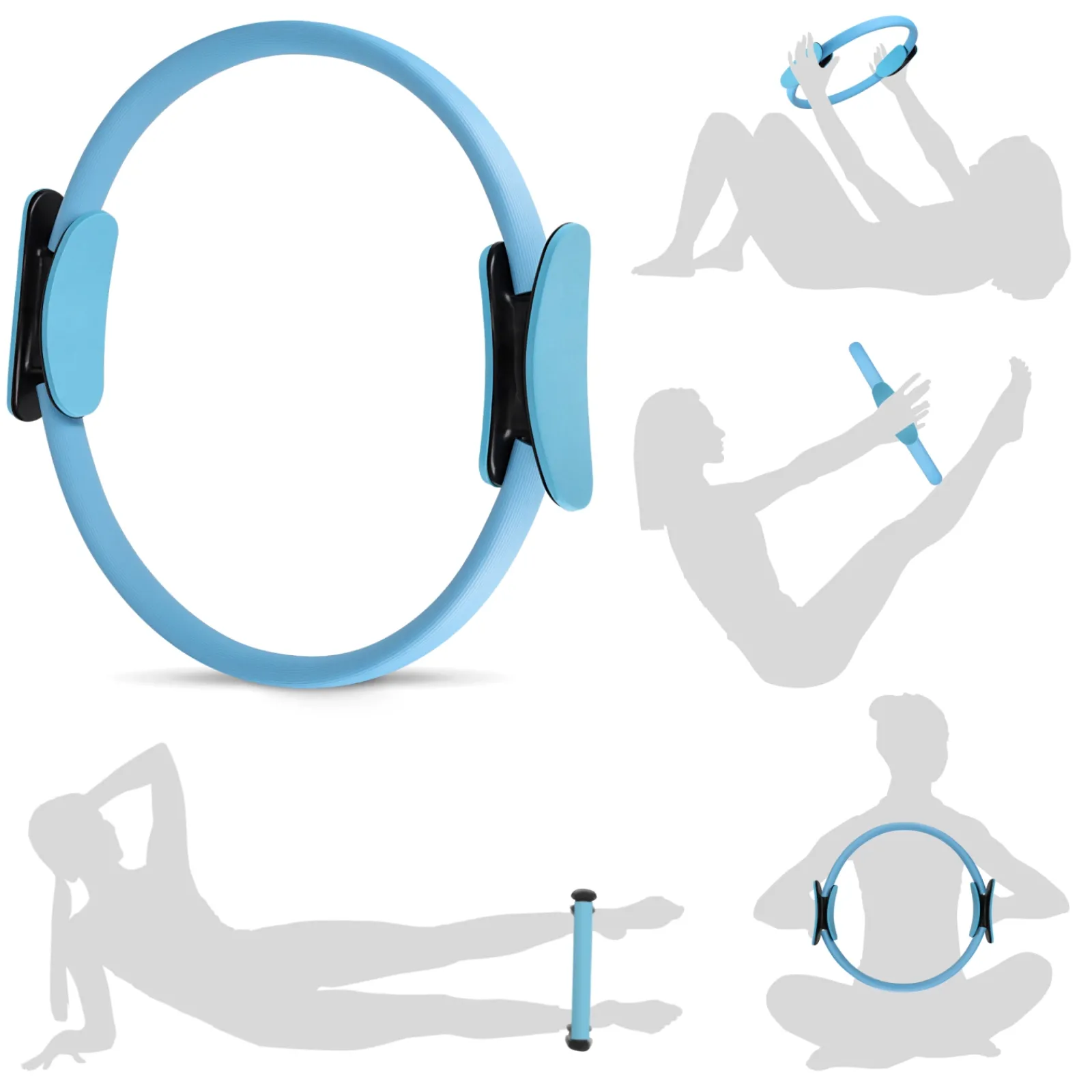 4FIZJO Obręcz ring do jogi i pilatesu niebieska Online