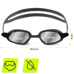 4FIZJO Okulary do pływania TSUNAMI czarne Discount