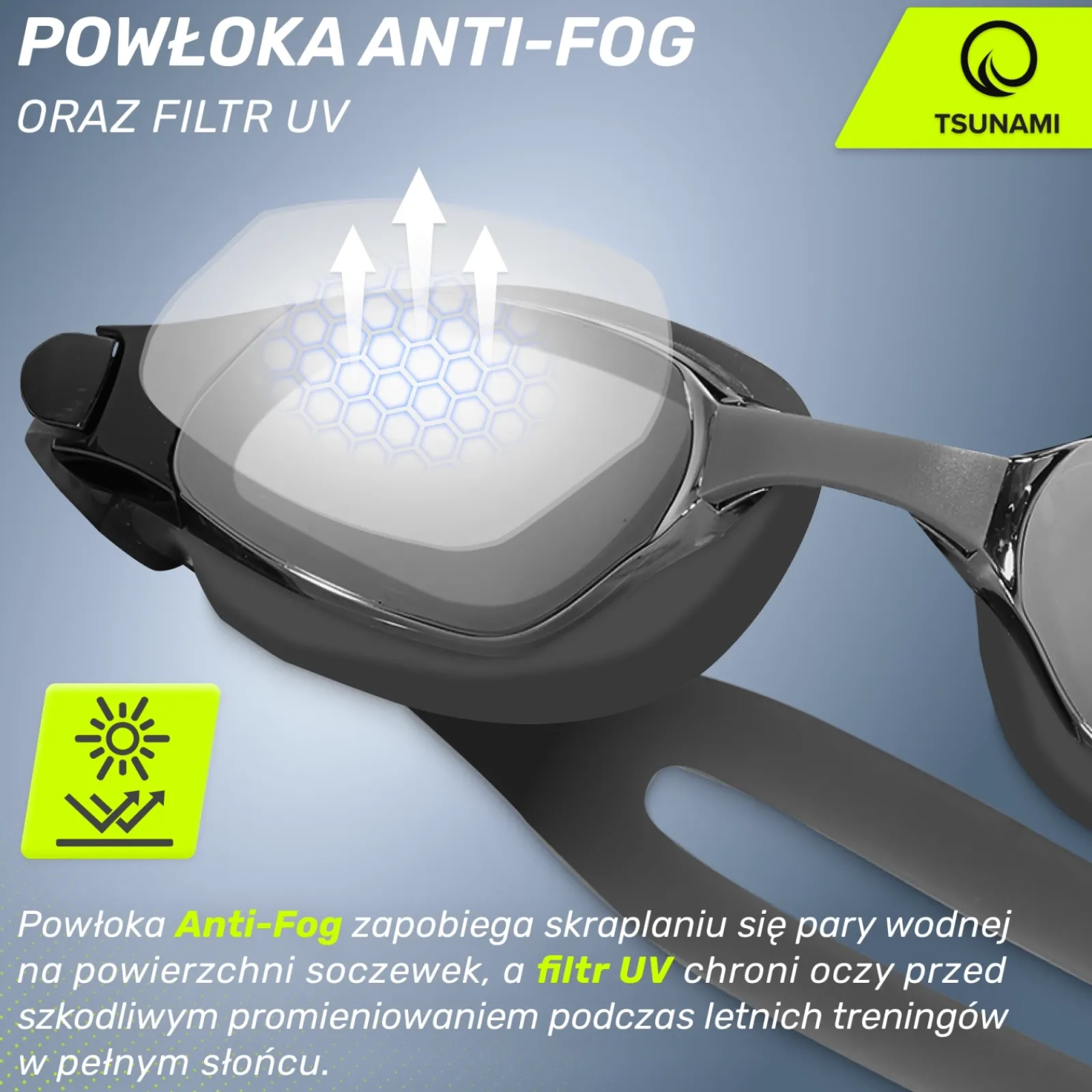 4FIZJO Okulary do pływania TSUNAMI czarne Discount