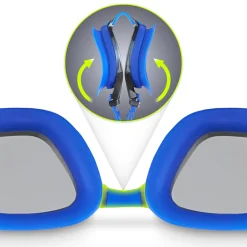 4FIZJO Okulary do pływania TSUNAMI niebieskie Discount