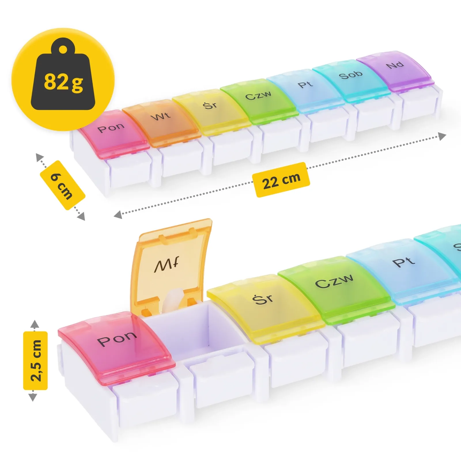 4FIZJO Organizer na leki tygodniowy EASY Sale
