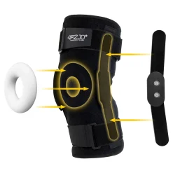 4FIZJO Orteza na kolano ze stabilizacją rzepki XXL Outlet