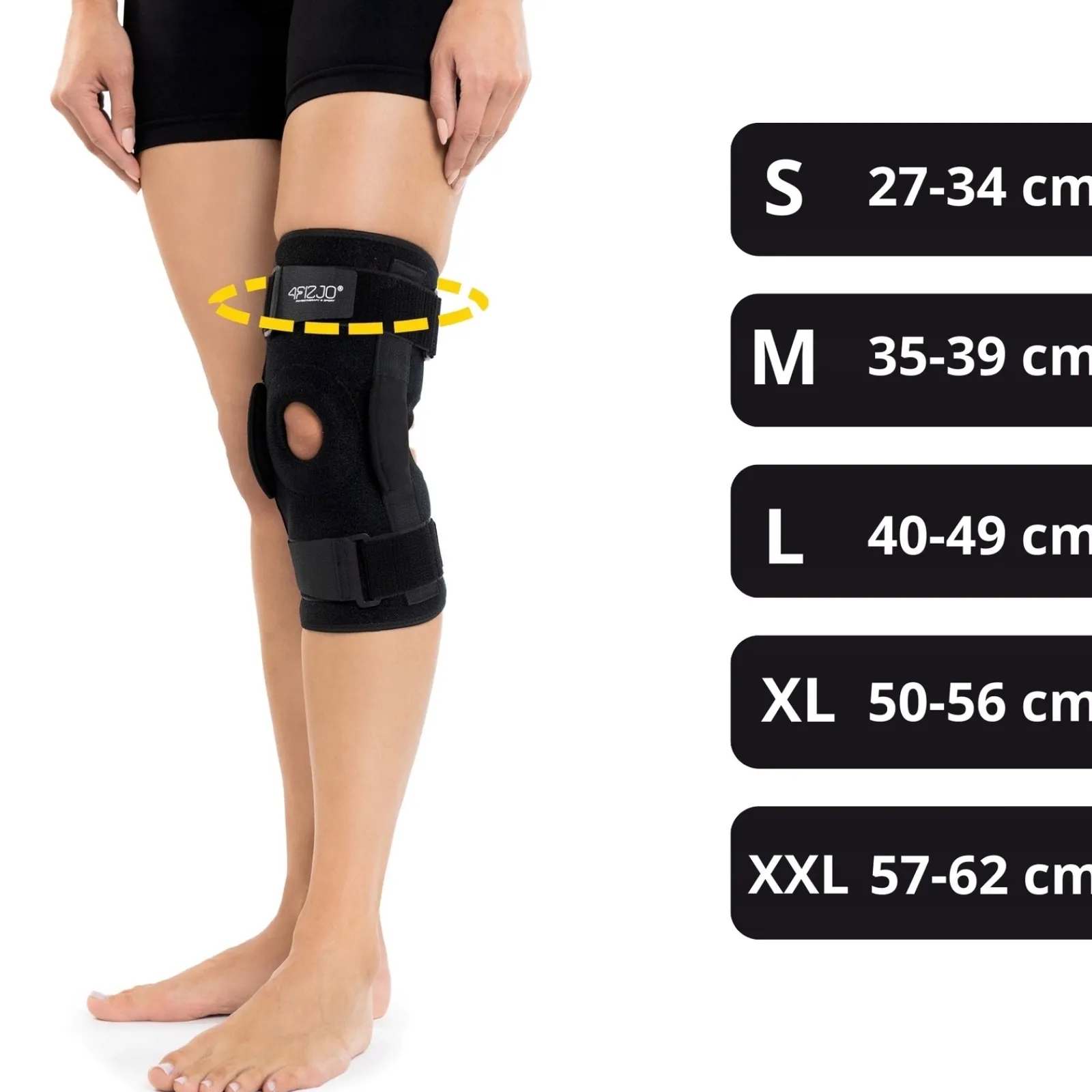 4FIZJO Orteza na kolano ze stabilizacją rzepki S Clearance