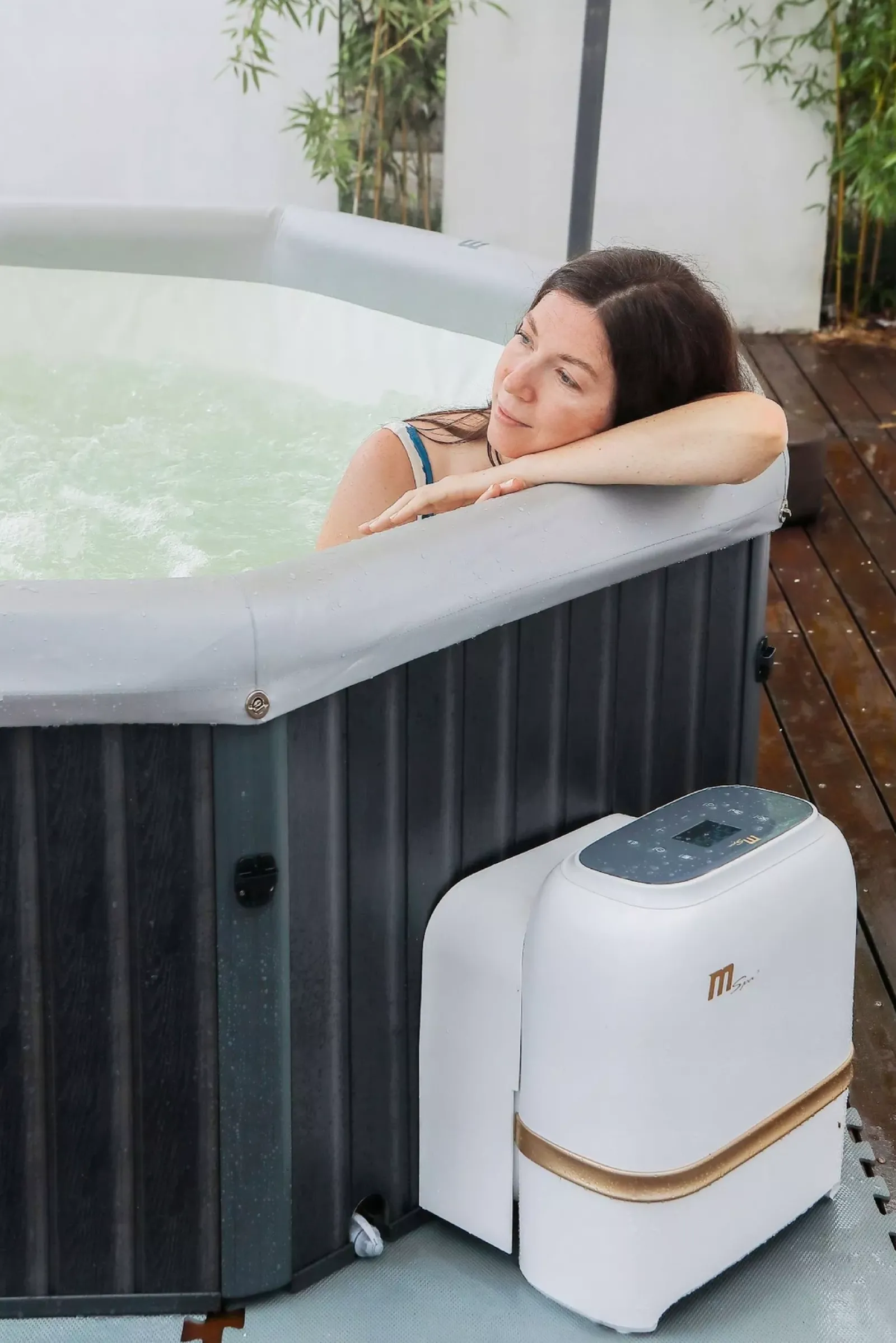 4FIZJO Panelowe spa ogrodowe MSpa TUSCANY Wi-Fi 6-osobowe Outlet