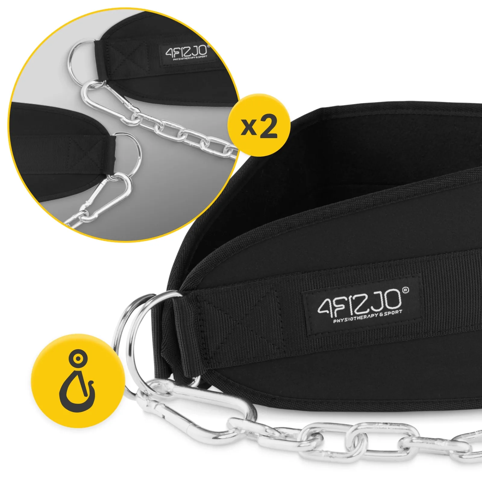 4FIZJO Pas obciążeniowy Dip Belt 100 cm Best