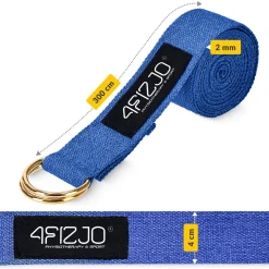 4FIZJO Pasek do jogi granatowy Discount