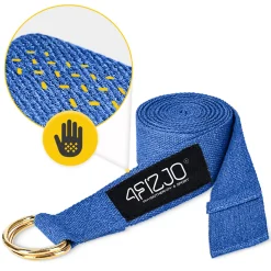 4FIZJO Pasek do jogi granatowy Discount