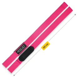4FIZJO Paski treningowe do martwego ciągu Deadlift Straps różowe Clearance