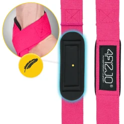 4FIZJO Paski treningowe do martwego ciągu Deadlift Straps różowe Clearance