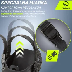 4FIZJO Płetwy do nurkowania dla dzieci TSUNAMI rozmiar 33-37 Outlet