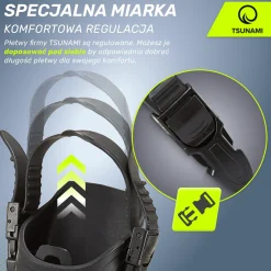 4FIZJO Płetwy do pływania TSUNAMI L/XL niebieskie Sale
